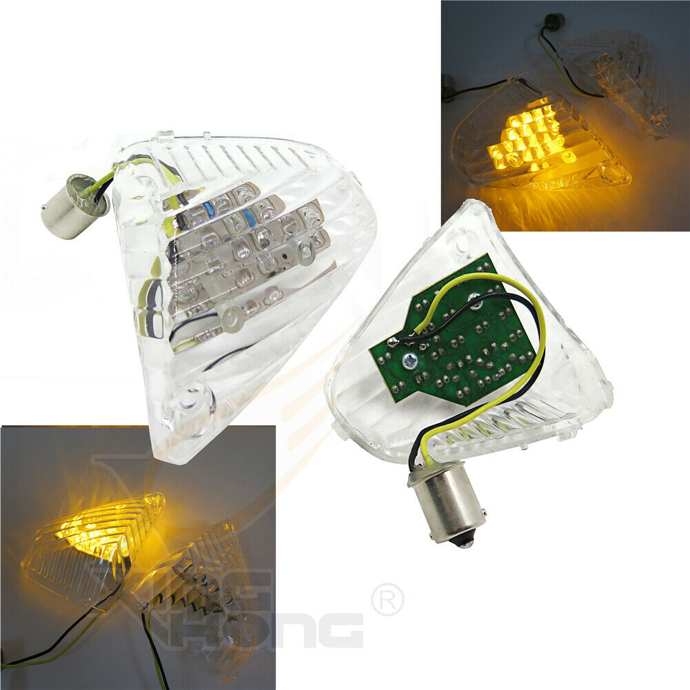 Clear LED Turn Signals Fit For 2005 - 2006 SUZUKI GSXR1000 GSX-R 1000