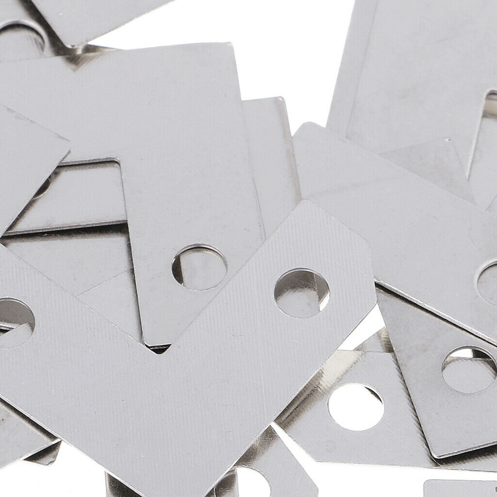 100x Plate Corner Brace Flat L Shape Repair Bracket Photo Frame Corner