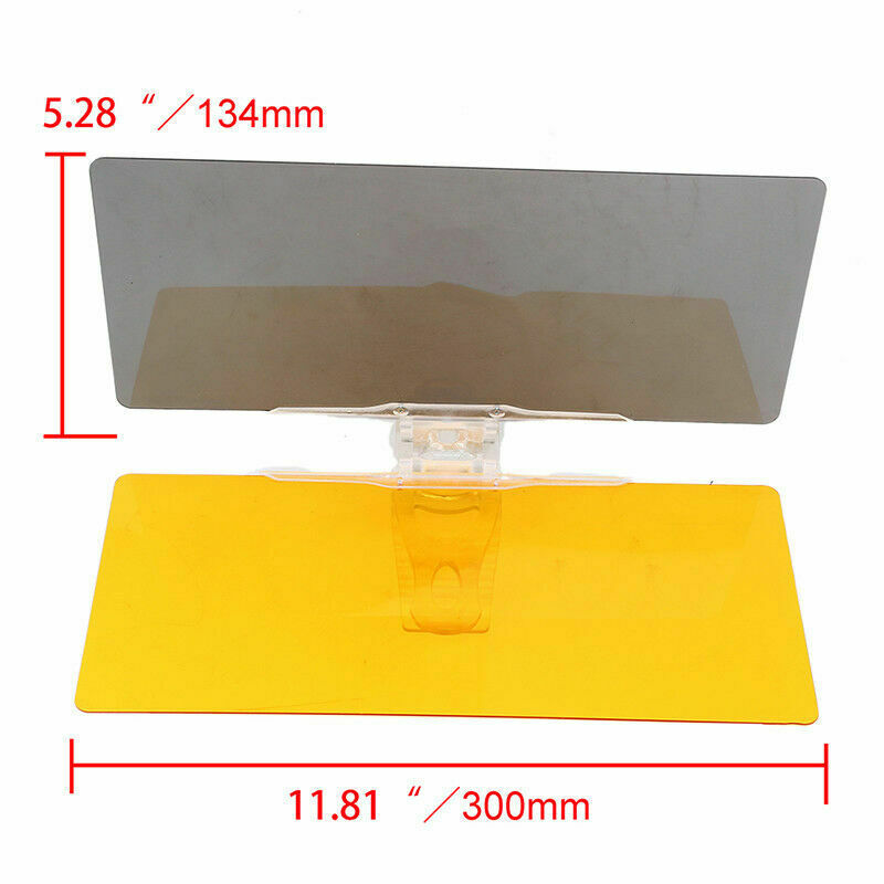 2in1 Tac Visor Day Night Anti Glare Visor Driving Safety Flip Down Car Glasses