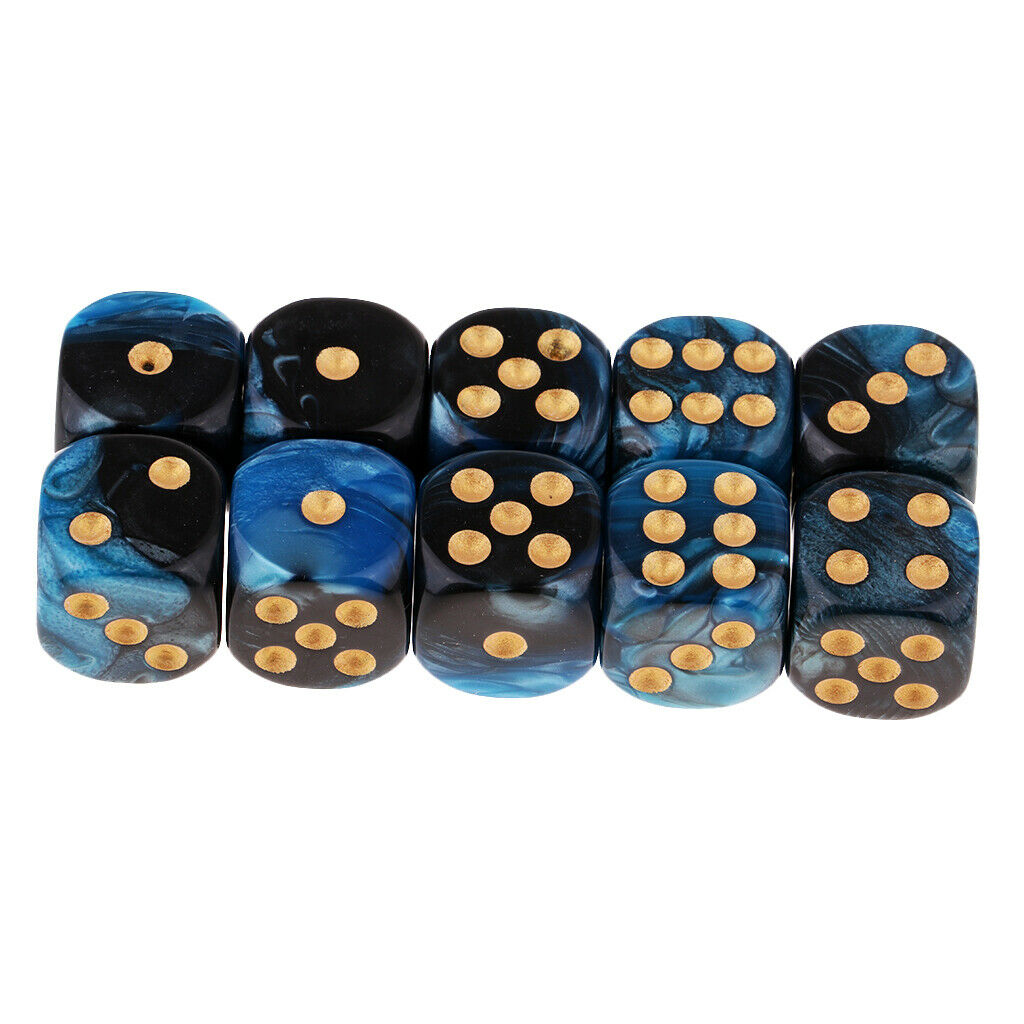 20 Pack Of 6-Sided Dice Set 16 Mm For