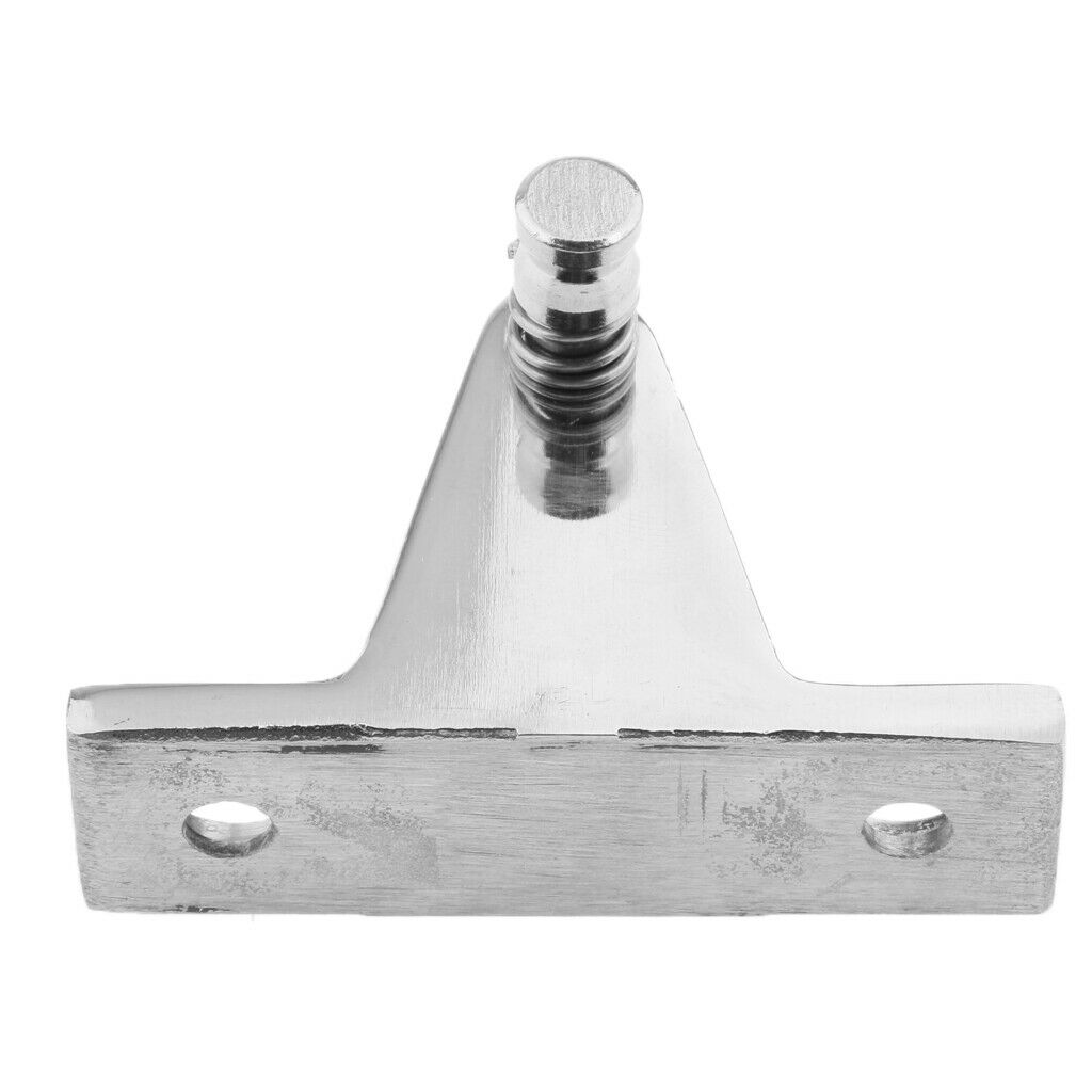 316 Stainless Steel Deck Hinge Boat Bimini Top Fitting 90 Degree Quick Pin
