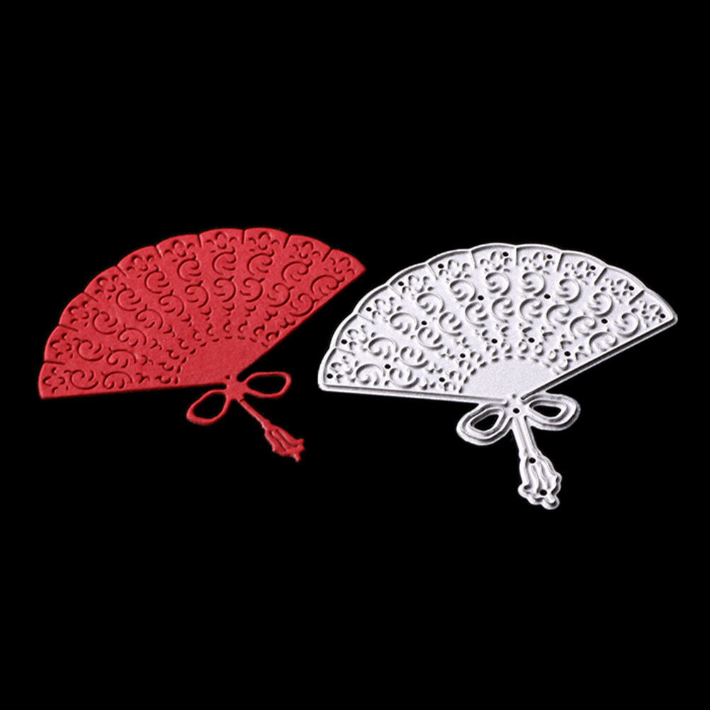 Mini fan Metal Cutting Dies Stencil Scrapbook Paper Cards Album Deco.l8