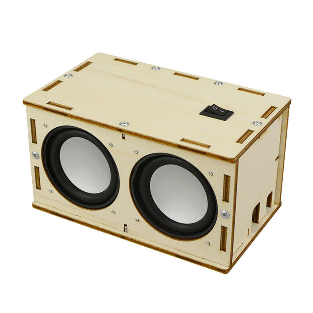 Wood DIY Bluetooth Speaker Material Science Experiment Education Toys Set Toys