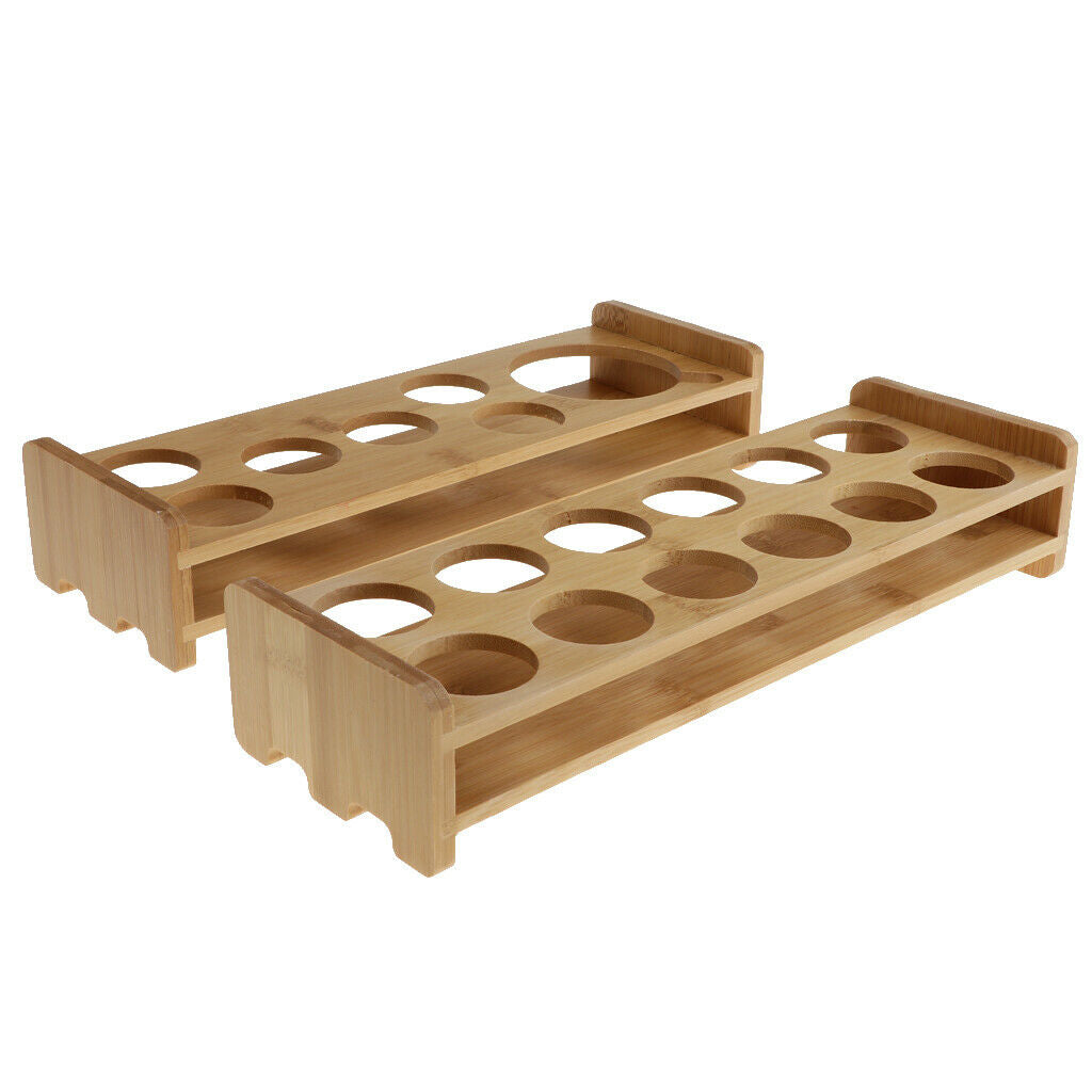 2x Shot Glass Wine Cup Rack Stand Holder Party Supplies 7/12 Holes Random