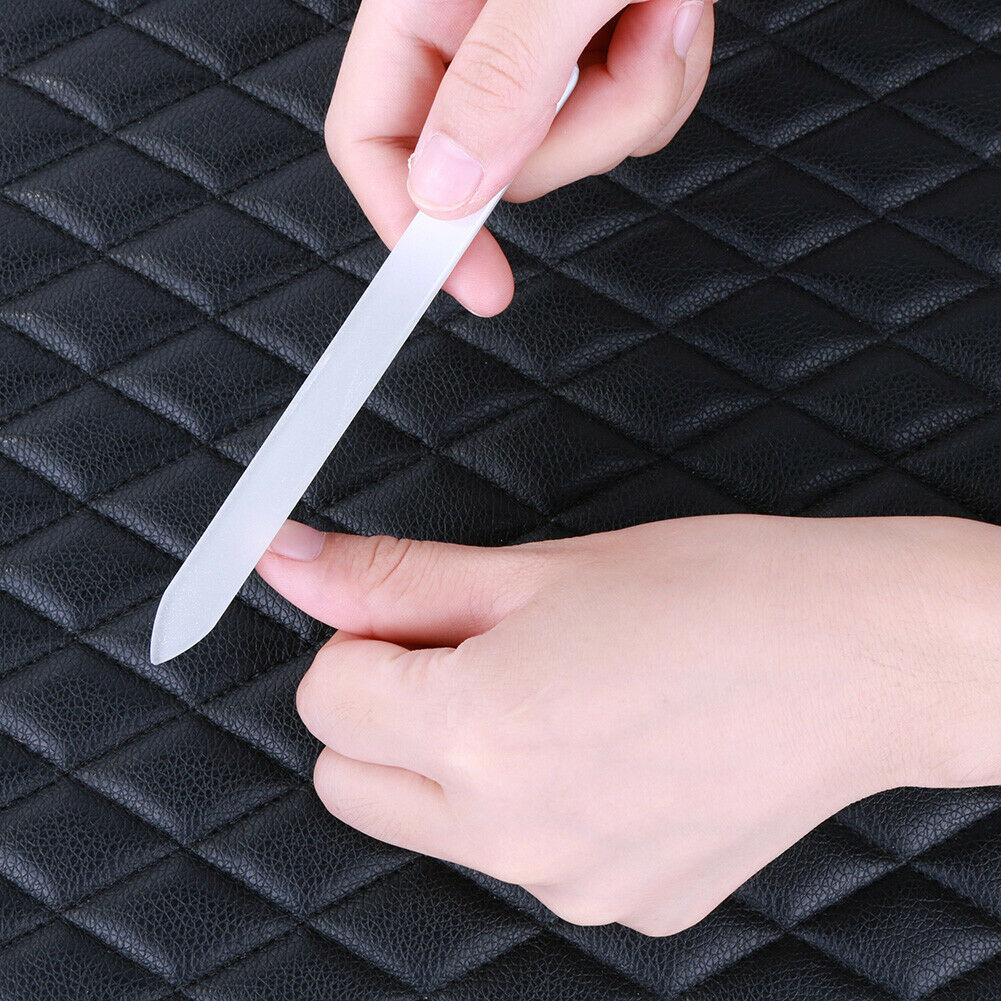 2pcs/set Printed Double Sided Glass Nail File Manicure Polishing Nail Tools @