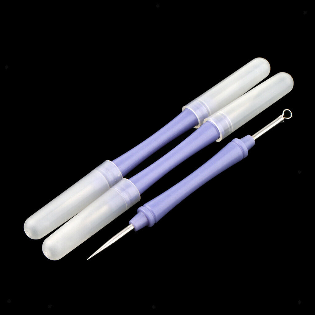 3Pcs Stainless Acne Blackhead Removal  Tool Dual Head W/