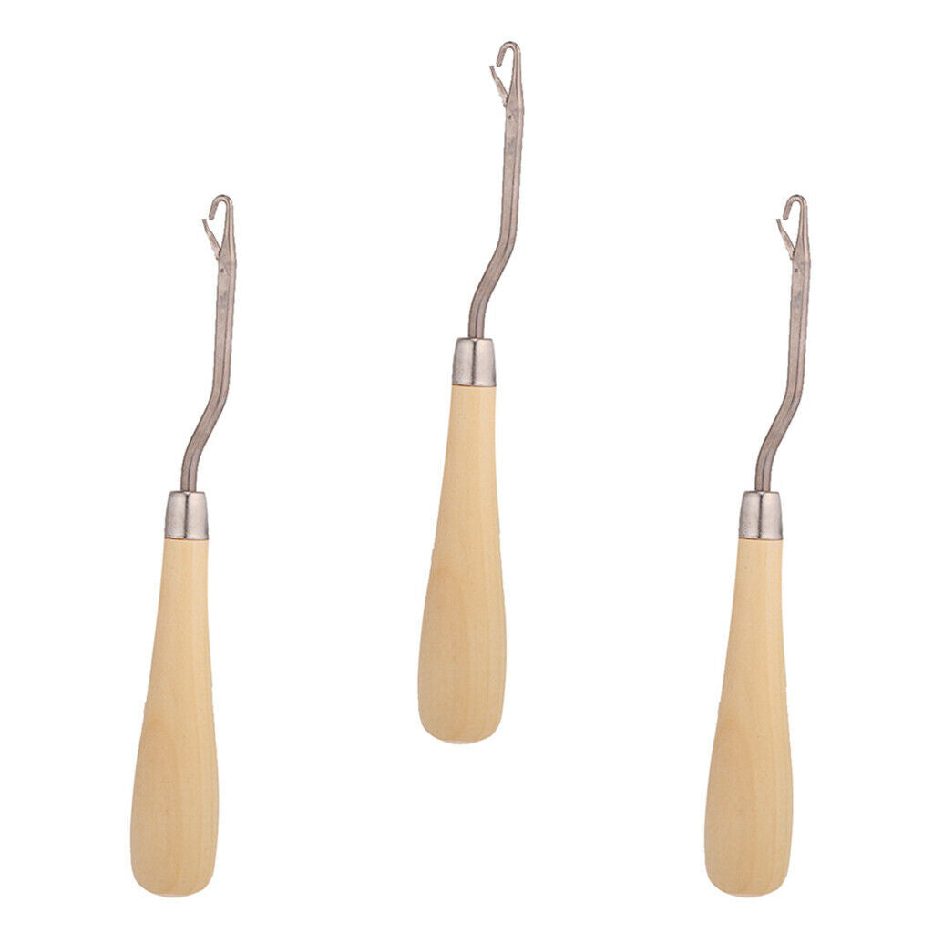 3x Crochet Hooks Knitting Needle Set Knitting Knit Tool Braid Weave Crafts