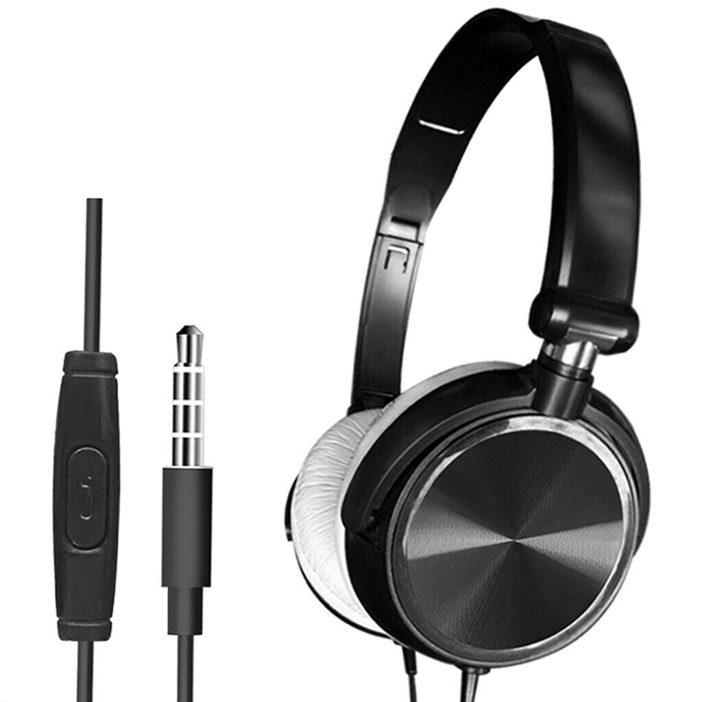 S1 Headset Heavy Bass Game Karaoke Voice Headset Phone Headphone black