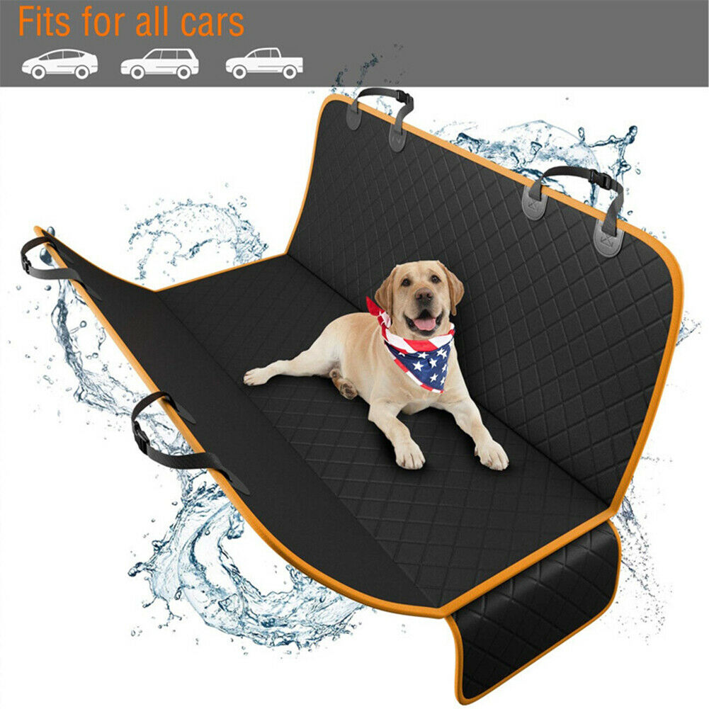 Dog Car Seat Cover Waterproof Pet Carrier Car Backseat Protector Travel Mat @