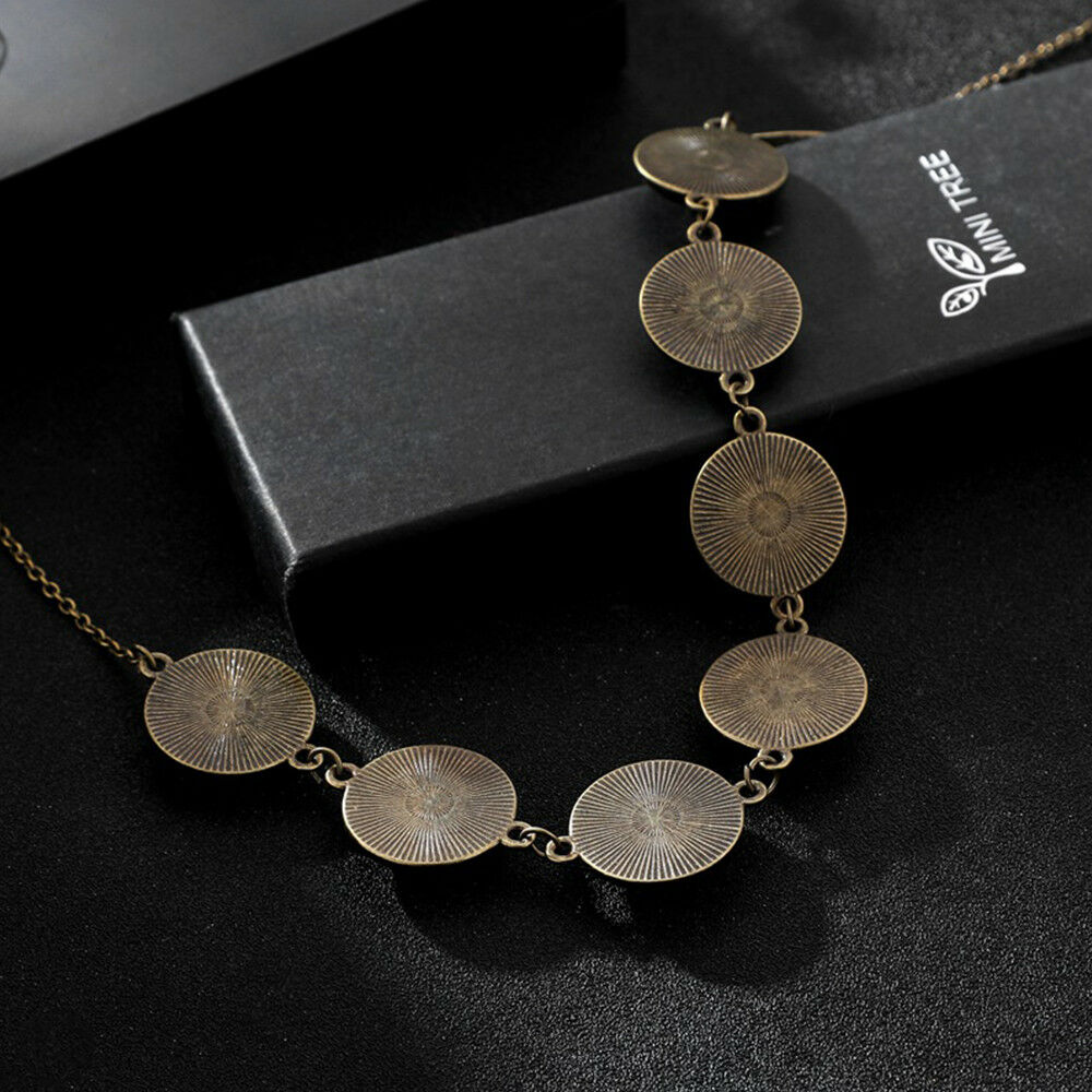 Trendy Solar System Necklace Eight Planet Universe Galaxy Necklace Jewelry Gift