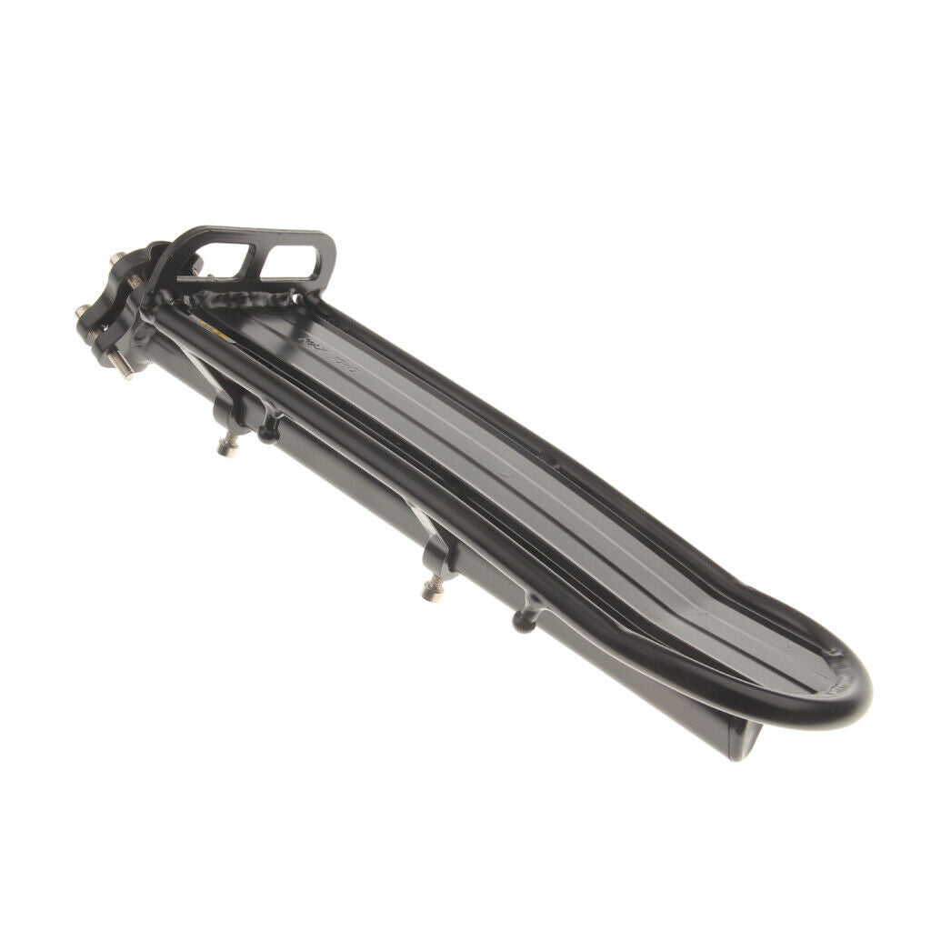Aluminum Alloy MTB Bike Bicycle Extendable Rear Luggage Rack Carrier - Black