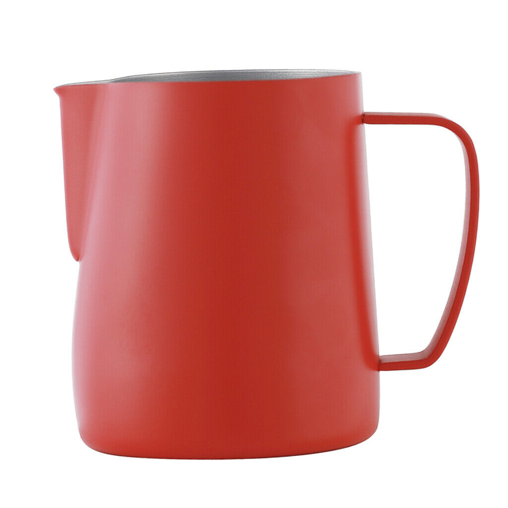 Set of 2 Milk Frothing Pitcher, Stainless Steel Frothing Cup - Perfect for Home