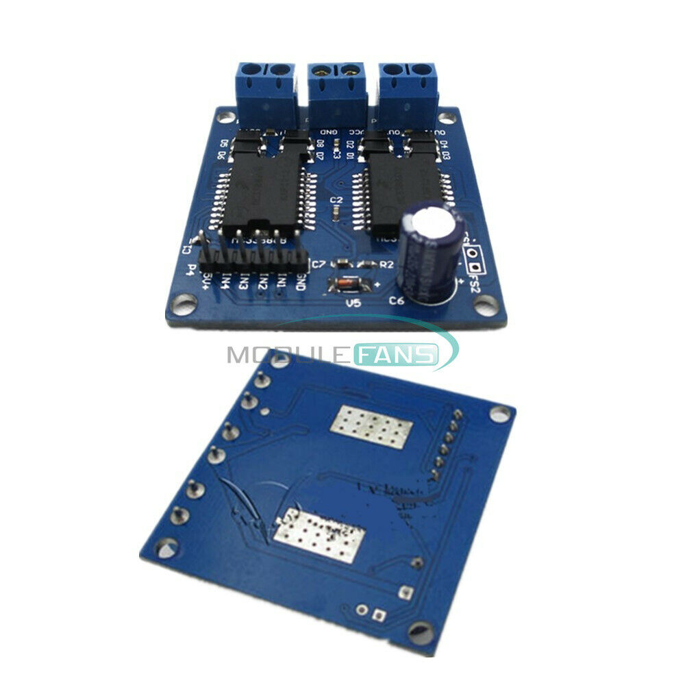5A Dual MC33886 4 Output Motor Power Driver Module For Smart Car 5~12V New