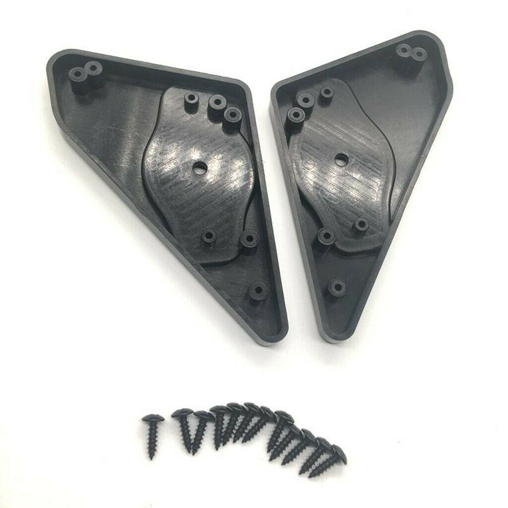 1 Pair Universal F1 Style Side Mirror With Water Proof Blue Glass and Brackets