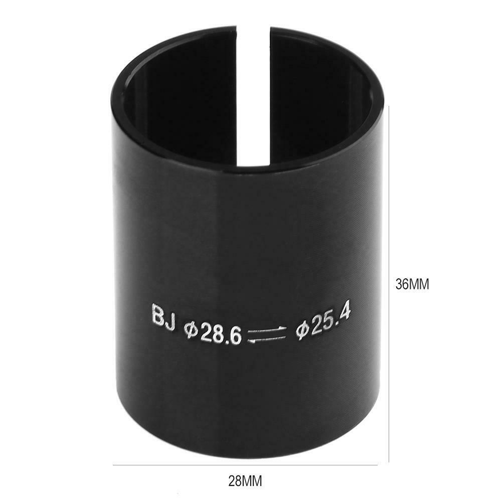 28.6mm to 25.4mm Aluminum Alloy Bicycle Seat Post Reducing Sleeve Adapter @