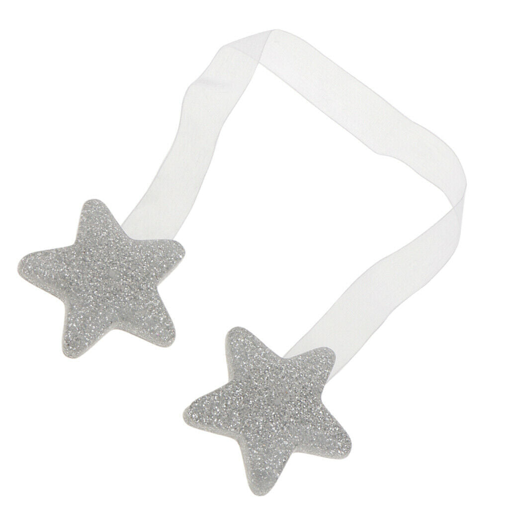 American European Style Star Curtain Tiebacks Holdbacks Tiers Brace Clips Holder