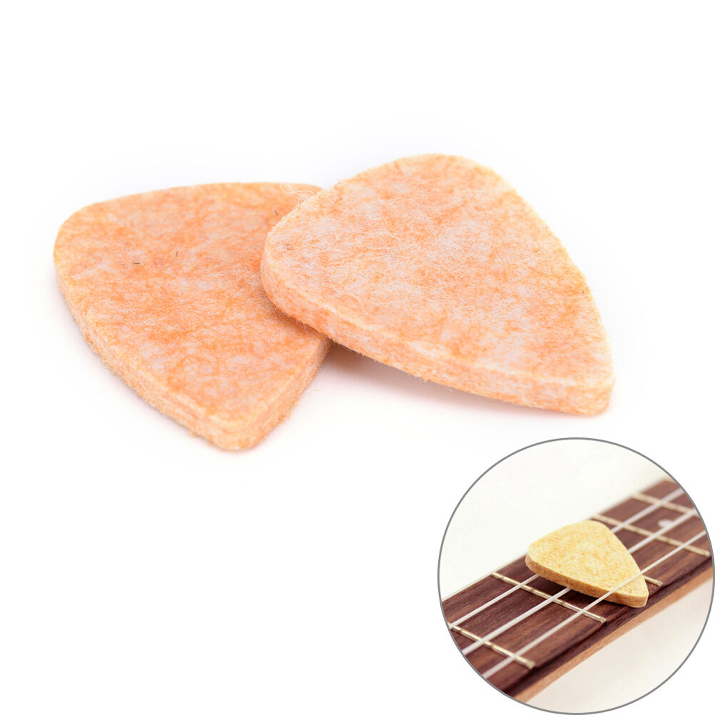 4X Ukulele Soft Felt Picks Plectrum Personalized Ukelele Accessoriex J.l8