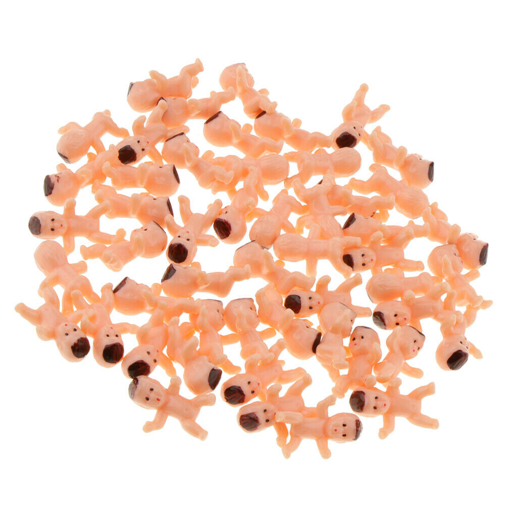 300 Pieces Baby Shower Ice  Game Mini Plastic Baby and Ice  Trays for Baby