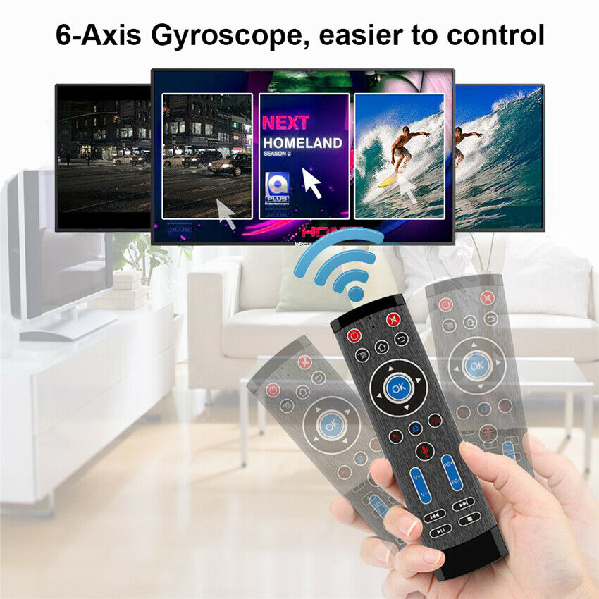 Universal 2.4G Wireless Remote Control  Air Mouse For Smart TV Voice Control