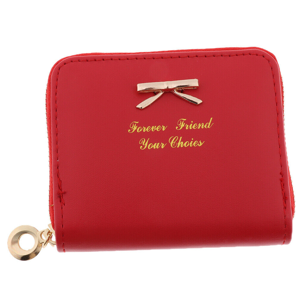 Purse Ticket Organizer Travel Handbag - Red, 10 x 9 cm