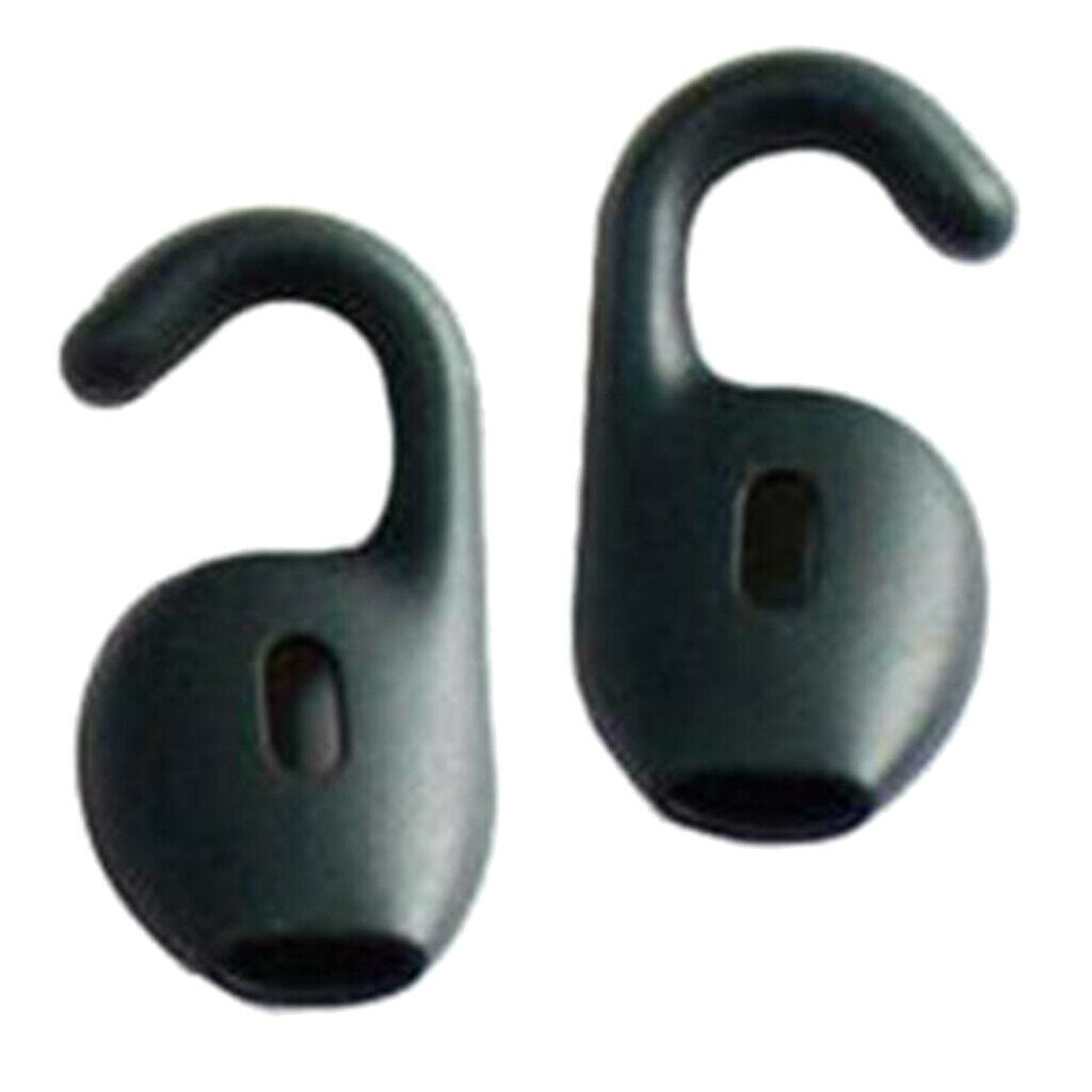 1 Pair Silicone Eartips Earbuds Tips For   Boost Earphone Black