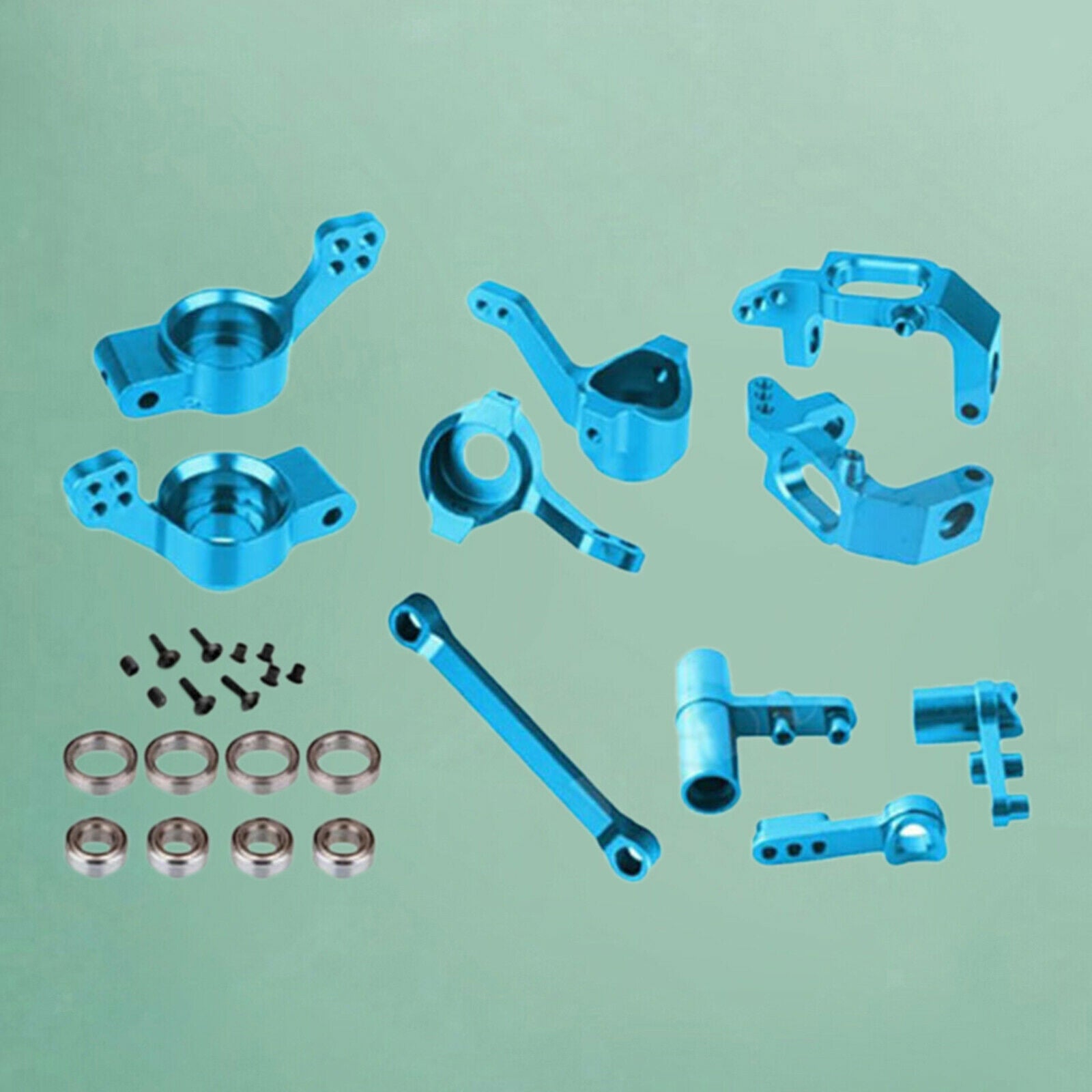 Aluminum Front Rear Hub Carrier Repair Kit for HSP 94122 94123 1/10 Car