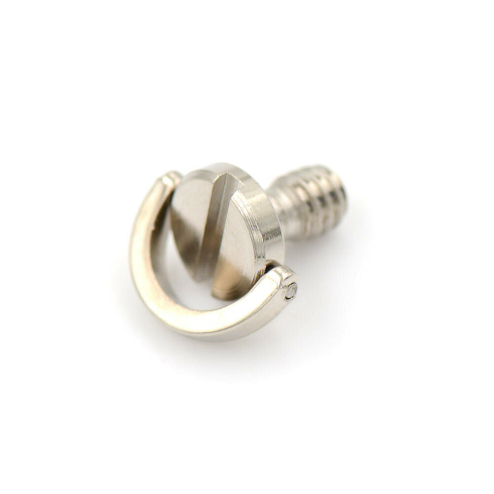 2x 1/4 "Stainless Steel Screw Screw Adapter For Camera Tripod Supppor.l8