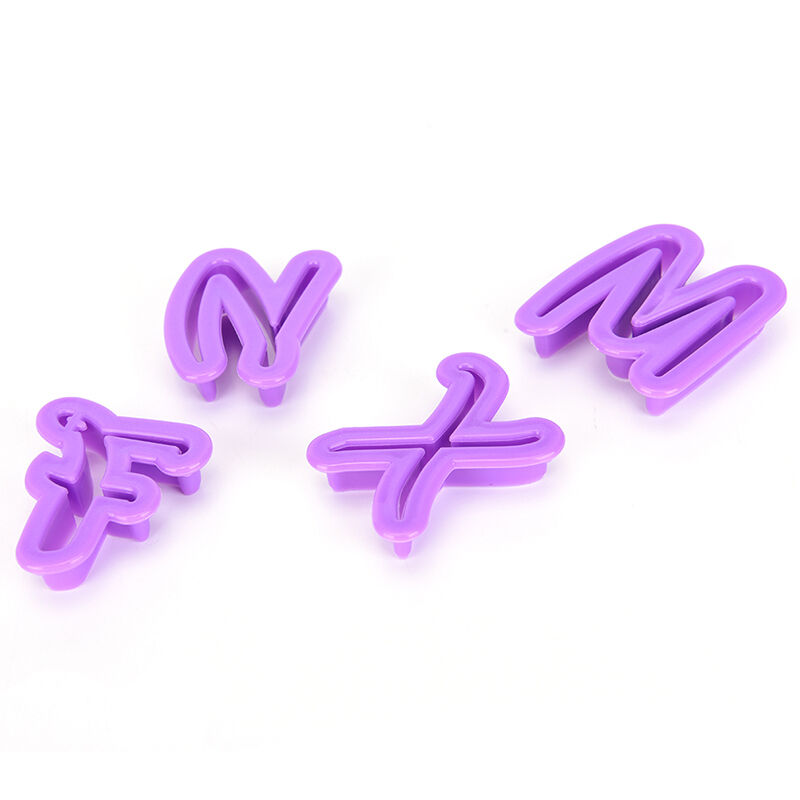 26Pcs/set Alphabet Number Letter Fondant Cake Cookie Cutter Pan Mold Bisc.l8