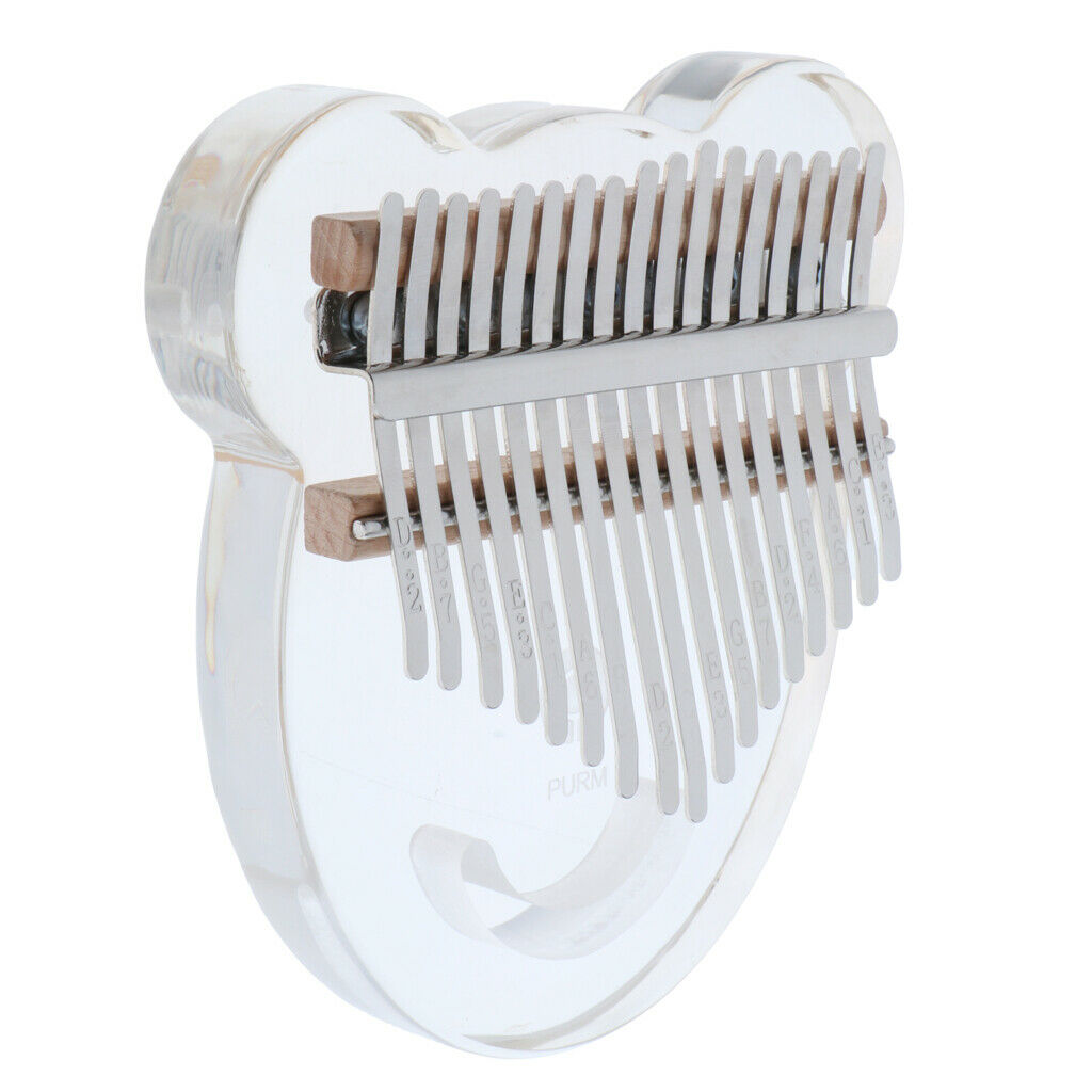 Crystal Clear 17 Key Kalimba Mbira Thumb Piano Gift Musical Instrument