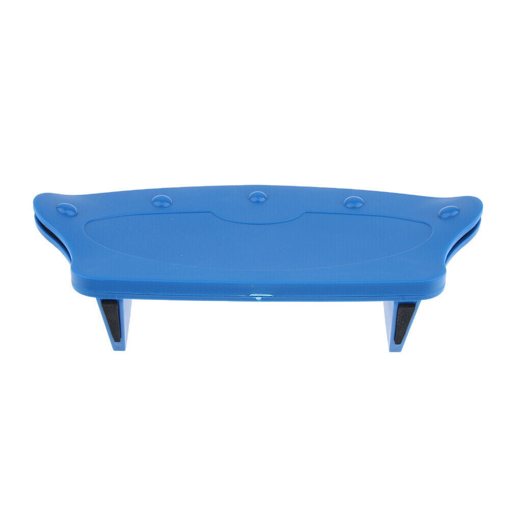 Plastic Playing Card Rack Support for Party Seniors Holds 15 Cards Blue