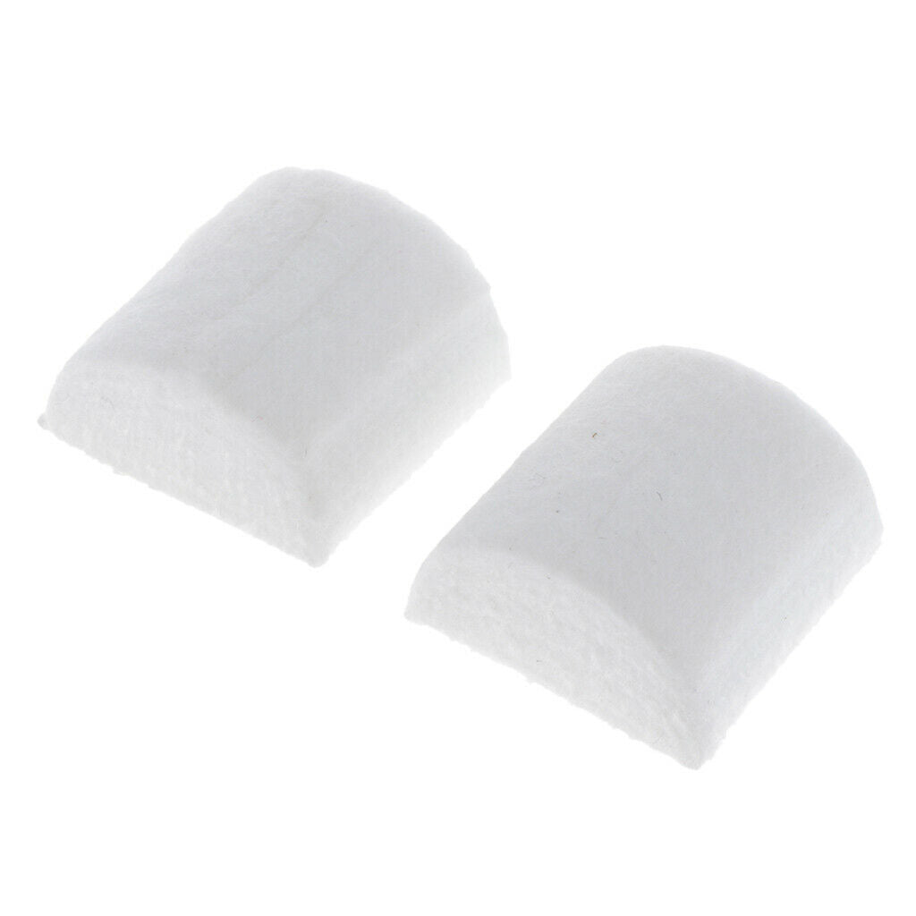 Set of 2 Wool Felt Dampening Pad Dampers Drums Beater Heads Instrument