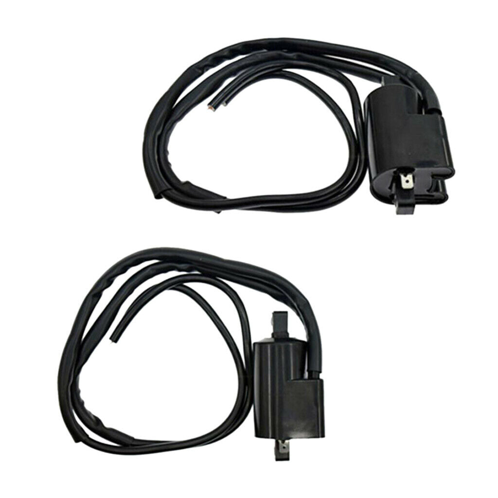 2 Pcs Motorcycle Ignition Coil For for Suzuki Gsf400 Gsf600 Gsf1200 Bla