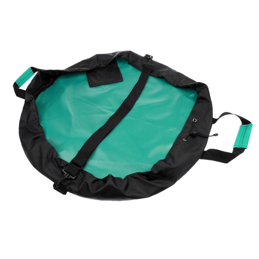 Prettyia 2x Wetsuit Changing Mat/Waterproof Dry Bag & Handle Shoulder Strap