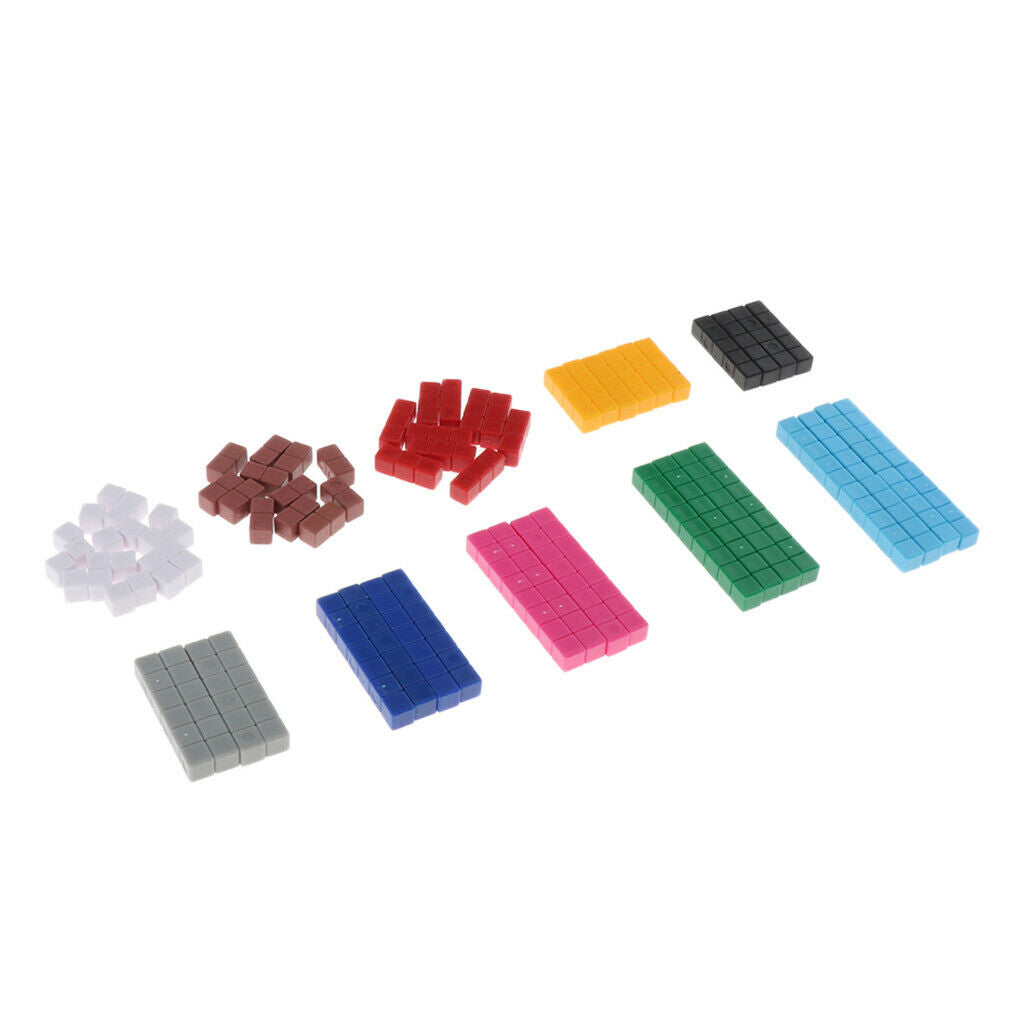 Lots 1 Early Mathematical Cognitive Numeral Colored Building Cute Kids Baby
