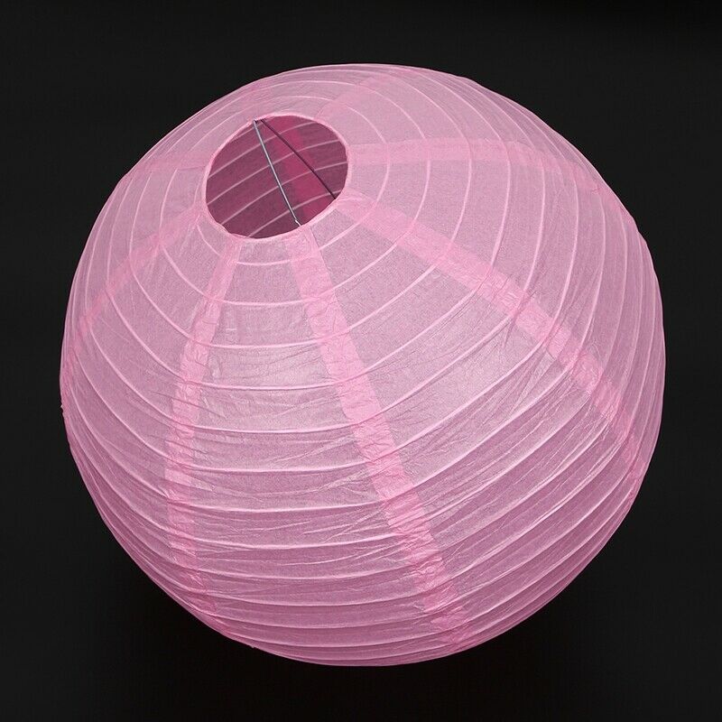1 x Chinese Japanese Paper Lantern Lampshade for Party Wedding, 40cm(16") PinkM2