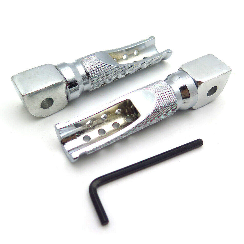 Chromed Front Foot Pegs For Yamaha FZR 600 Seca II XJ 600S YZF 600R 750R 1000R