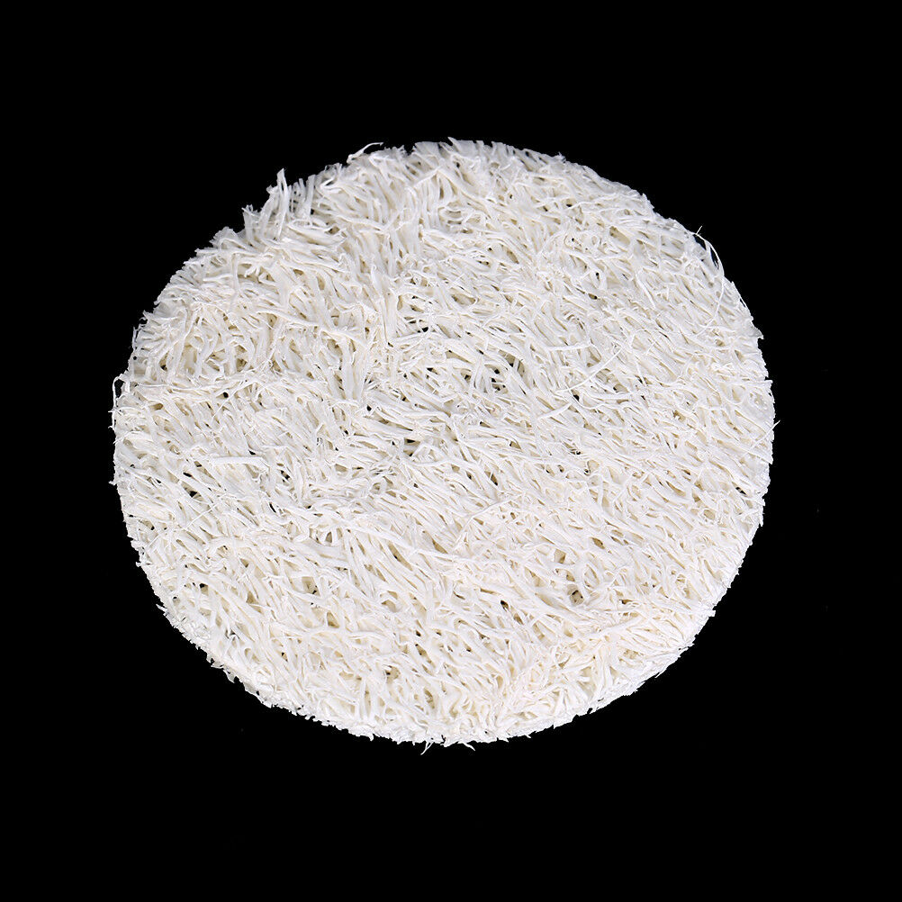 10x Natural Loofah LuffaBDacial Complexion Skin Disc Pad Exfoliator Spong.l8