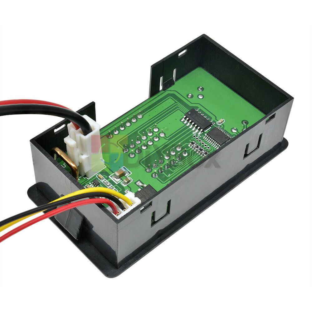 100V 10A 1000W Voltage Current Power Meter 4 High Precision Red Blue Green Digit