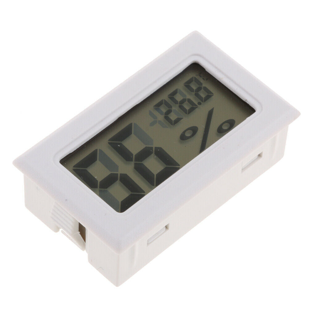 3 pices Digital Temperature Humidity Meter Gauge Mini Thermometer Hygrometer LCD