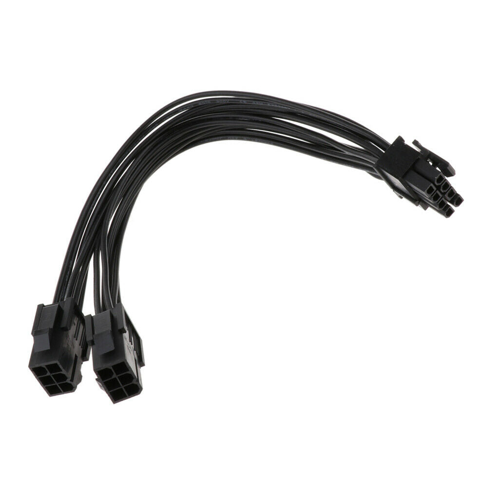6 Pin To  PCIE Graphics Card Power Supply Extension Cable - 18awg 20cm