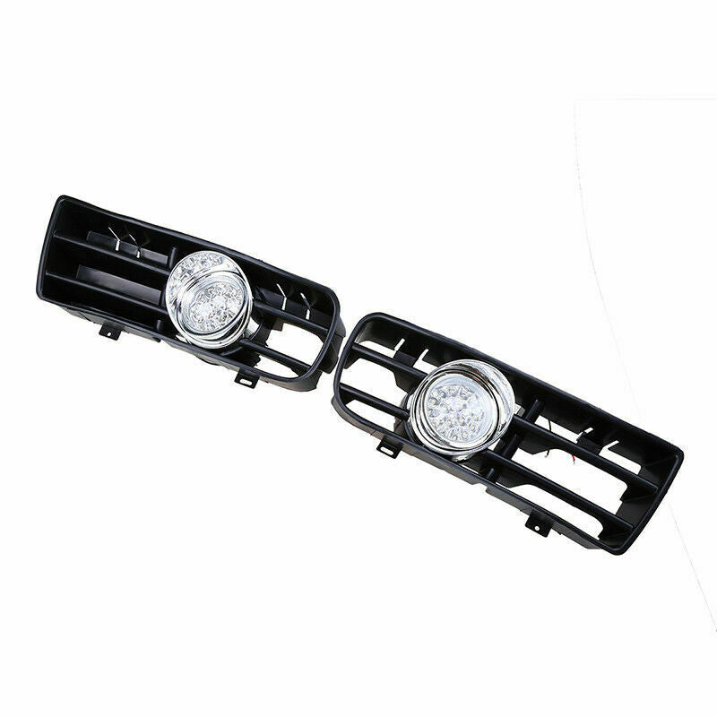 LED Fog Lights Front Bumper Side Grille For VW Golf 4 GTI TDI MK4 1999-04 LH &RH