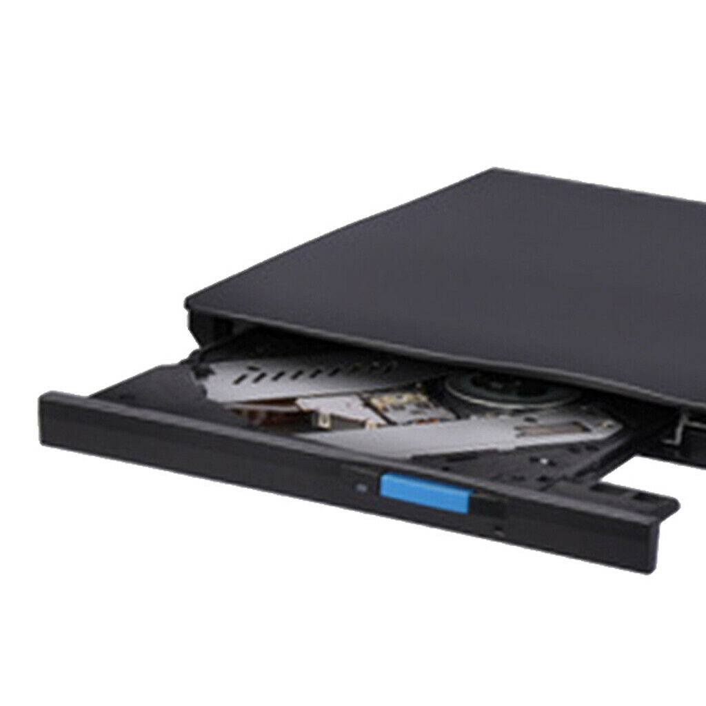 External USB 2.0 DVD-RW Burner Writer CD Player For Laptop Desktop PC Black