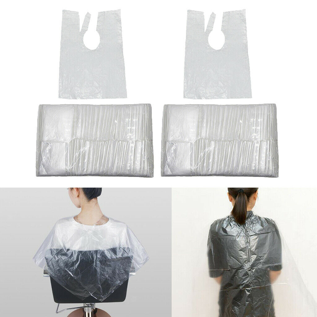 200 Disposable Hair Cutting Cape Gown Hairdresser Barber Shop Capes Cloth