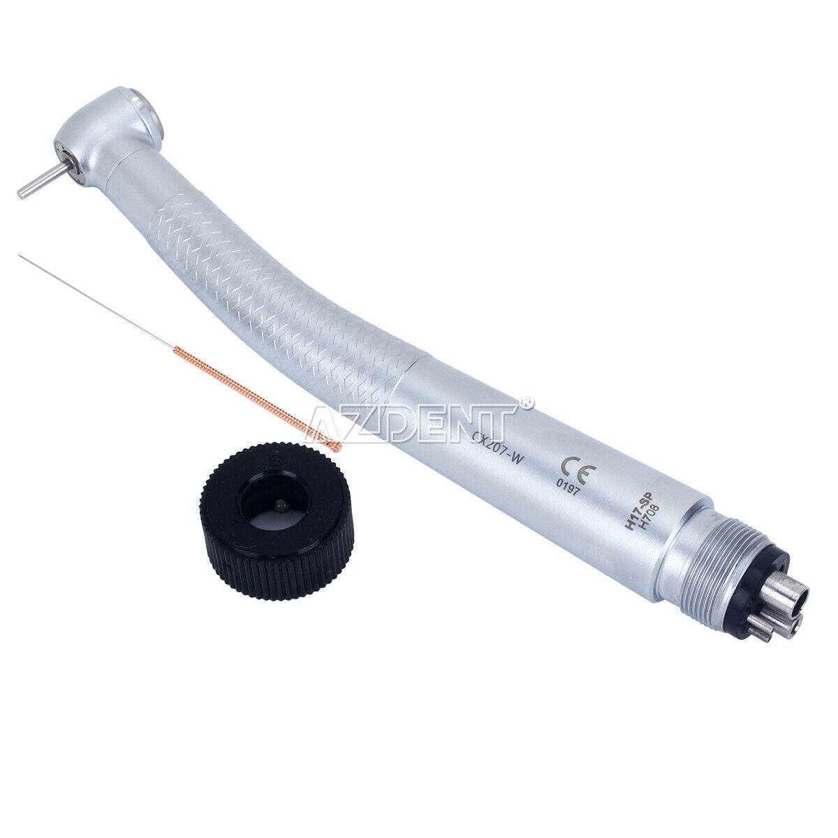 2X COXO Dental High Speed Standard Push Button 3 Water Spray Handpiece 4 Holes