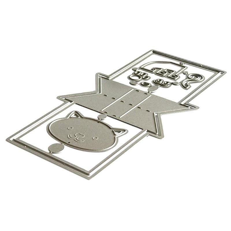 Cat House Carbon Steel Cutting Dies DIY Scrapbooking Photo Album Embossing Paper