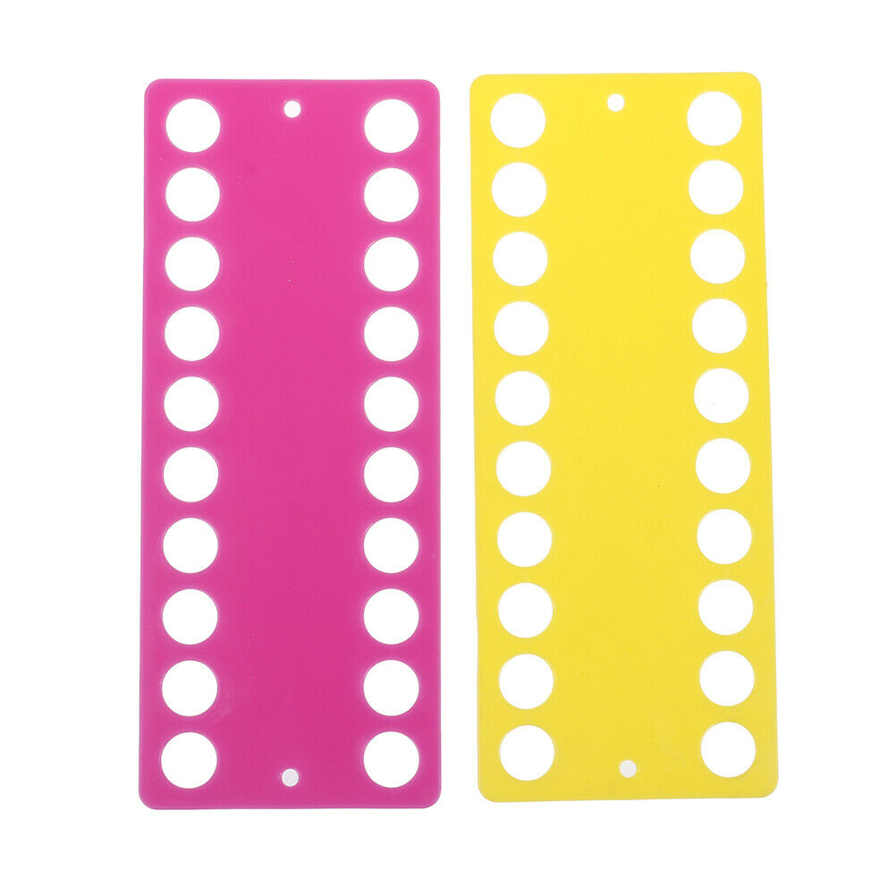 2pcs Plastic Cross Stitch Row Line Board Embroidery Thread Yarn Organiz.l8