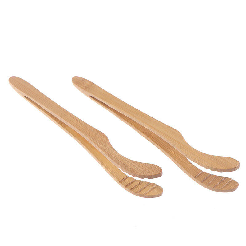 2pcs Practical Textured Bamboo Kongfu Tea Utensil Tweezers Plant Bonsai T.l8