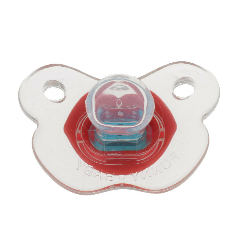 Fun Soft Silicone Baby Pacifiers Shoother Nipple Small Lips
