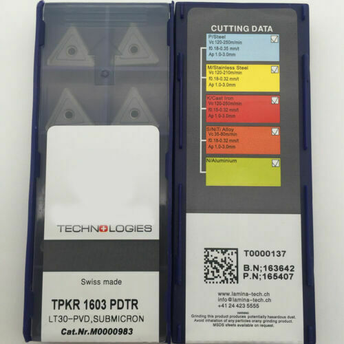 TPKR1603 PDTR TPKR32PDTR Turning tool carbide insert for stainless steel 10P