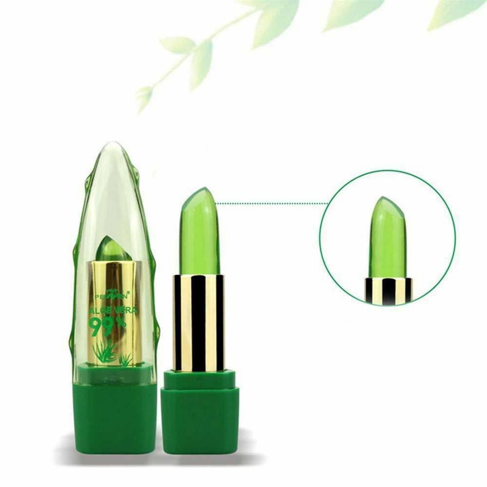 Aloe Vera Crystal Jelly Lipstick Magic Temperature Change Color Lip Cosmetic USA